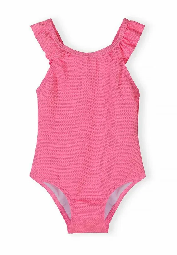 Комплект из 2 предметов с цветком, купальник, Minoti, Neon Pink, розовый — фото 3