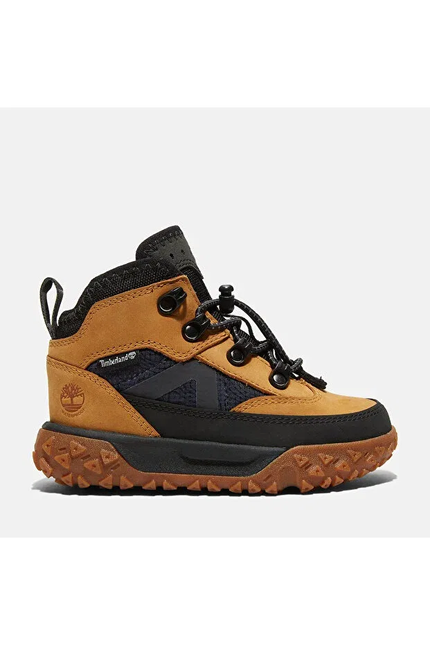 Детские ботинки для девочек с коротким каблуком Timberland, Yellow1