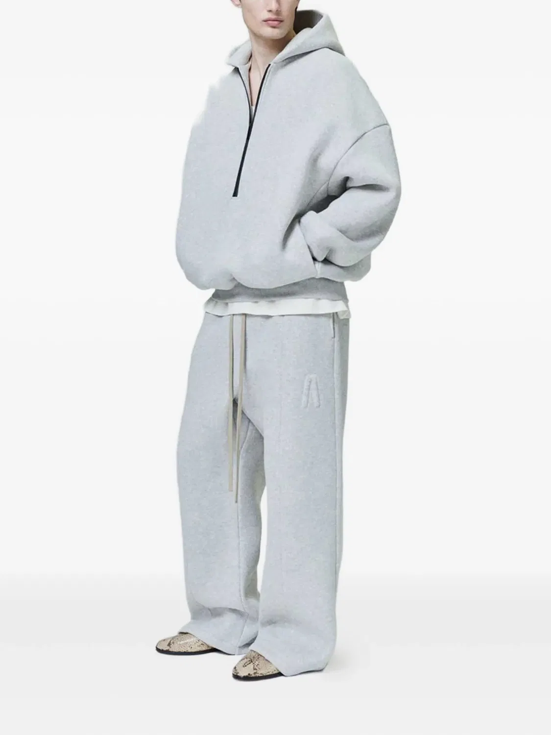 Толстовка с капюшоном на молнии Fear Of God, серый — фото 2
