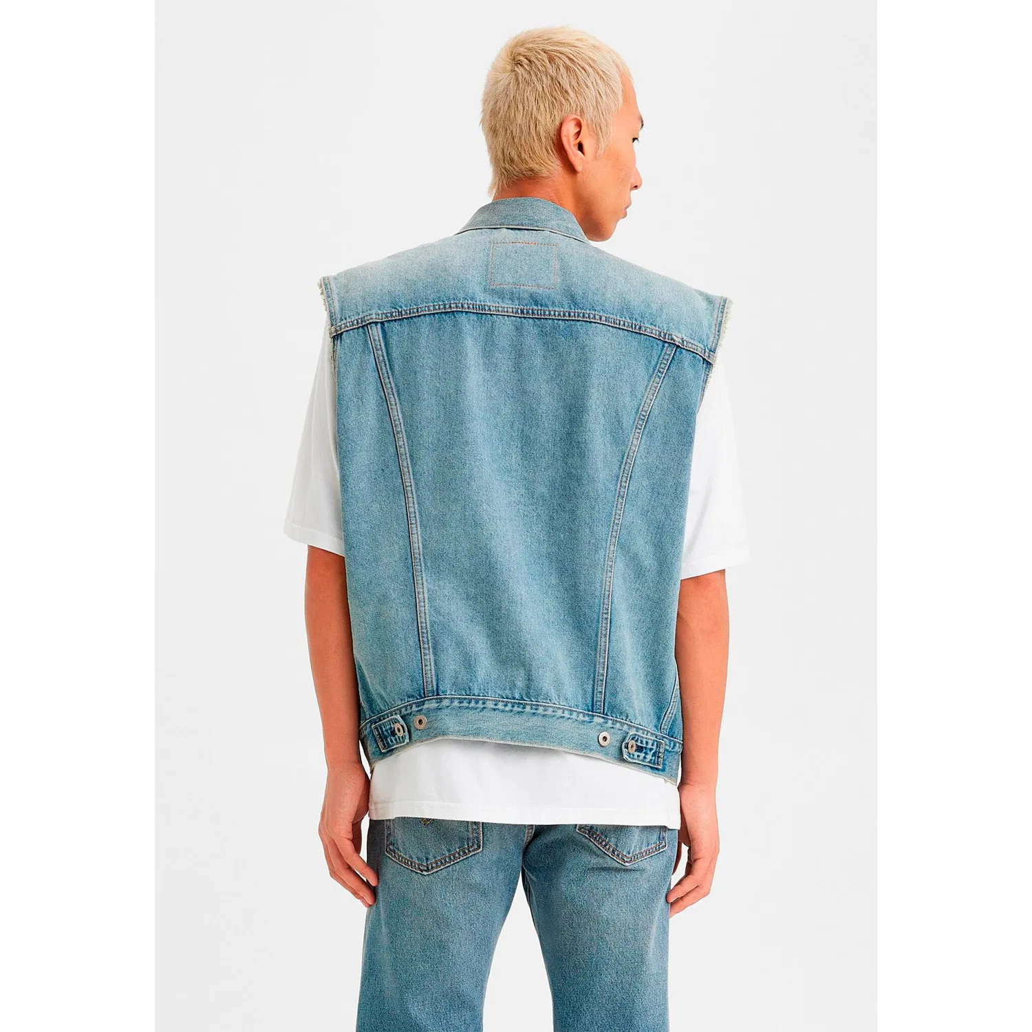 Мужская джинсовая жилетка свободного кроя Levi's, Kentucky Blue — фото 3