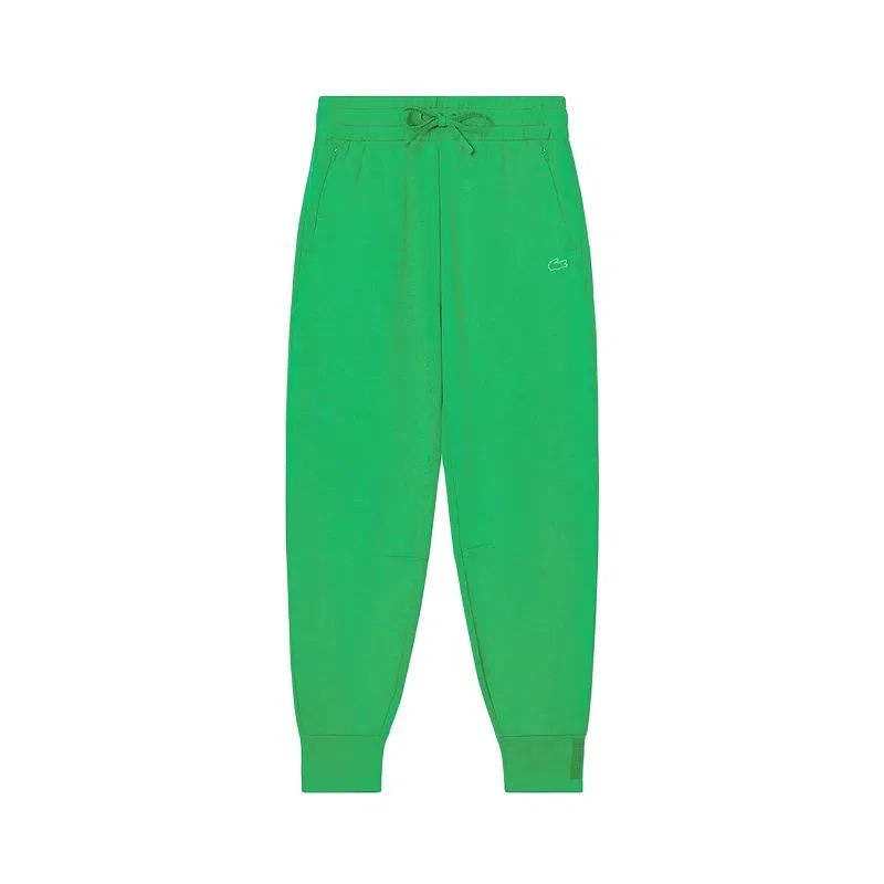 Женские спортивные брюки из трикотажа с брендом LACOSTE, Bamboo Rod Green