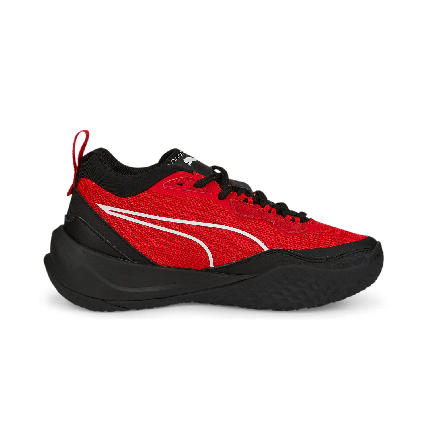 Детские кроссовки с высоким берцем Puma Playmaker Jr, Цвет: Rot — фото 4
