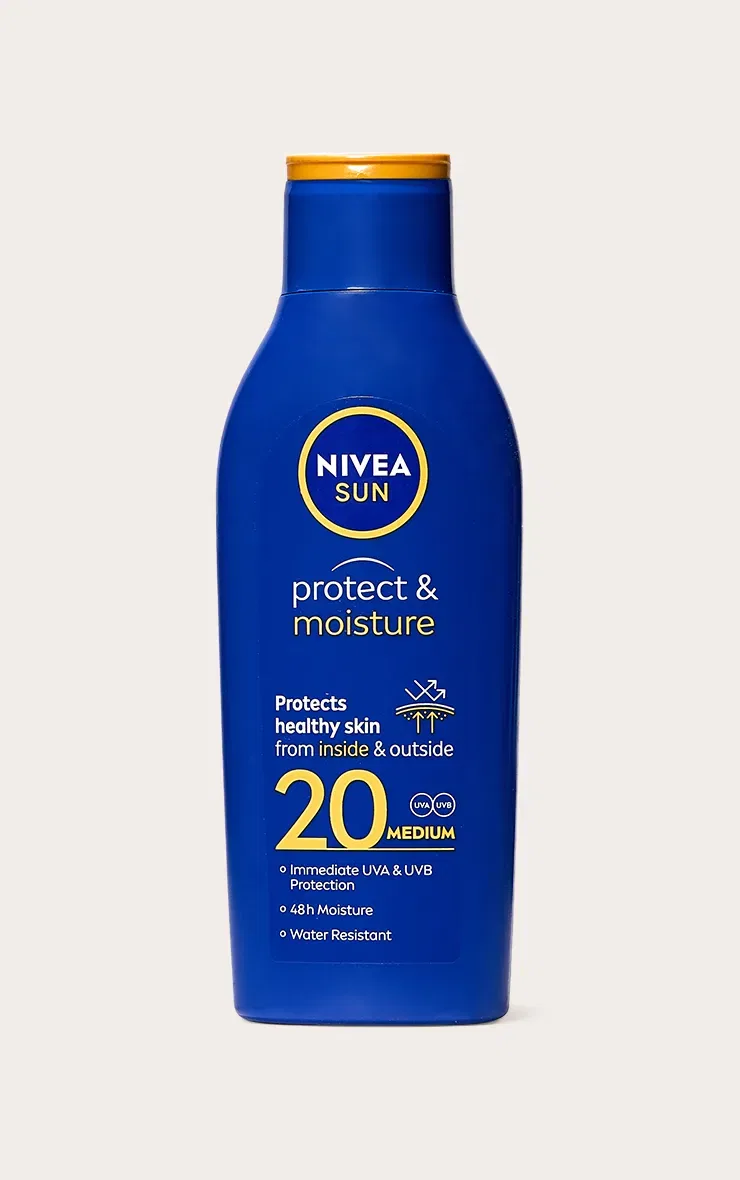 Солнцезащитный лосьон SPF 20 Nivea Prettylittlething, белый