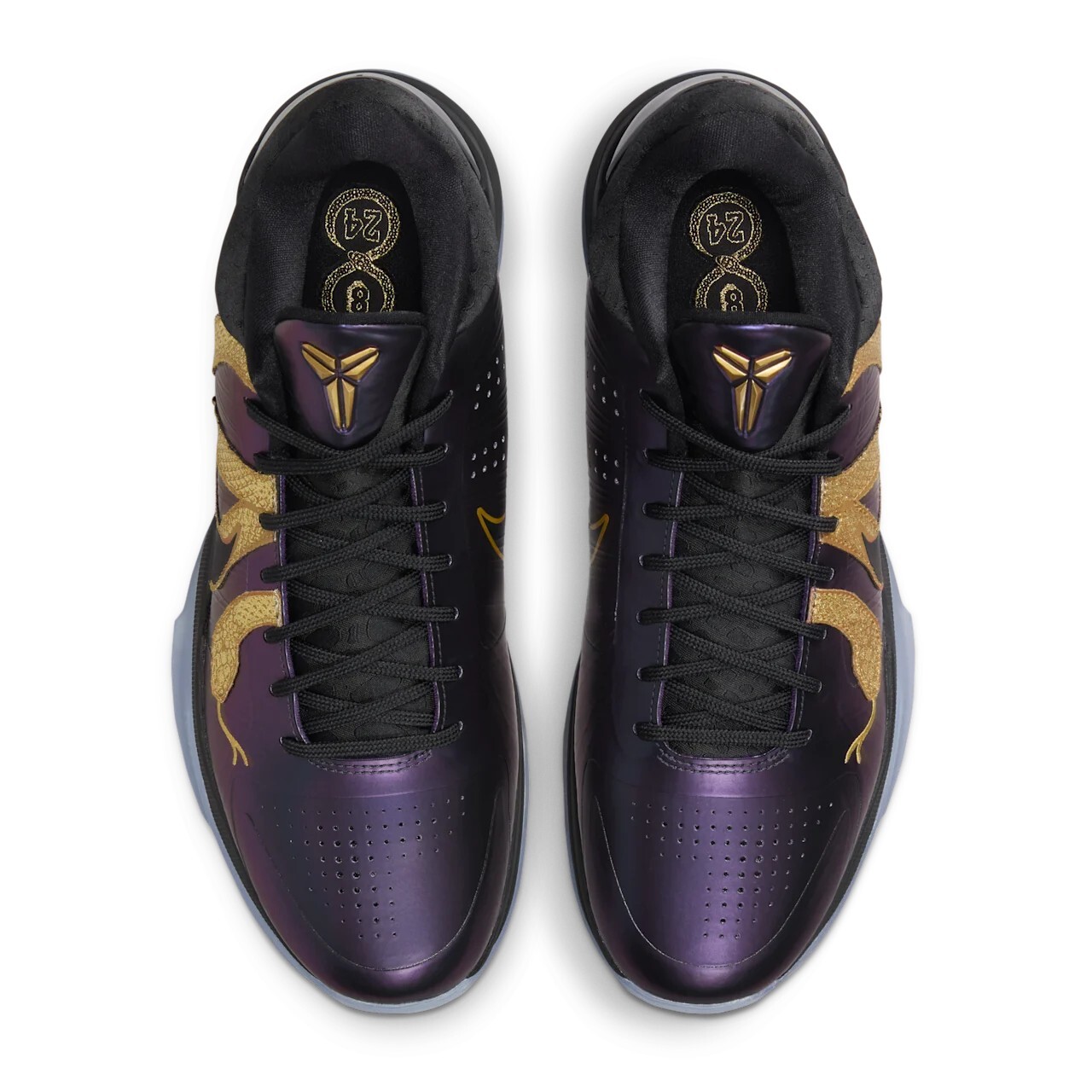 Баскетбольные кроссовки детские Nike Kobe V Protro "Year of the Mamba", фиолетовый — фото 3