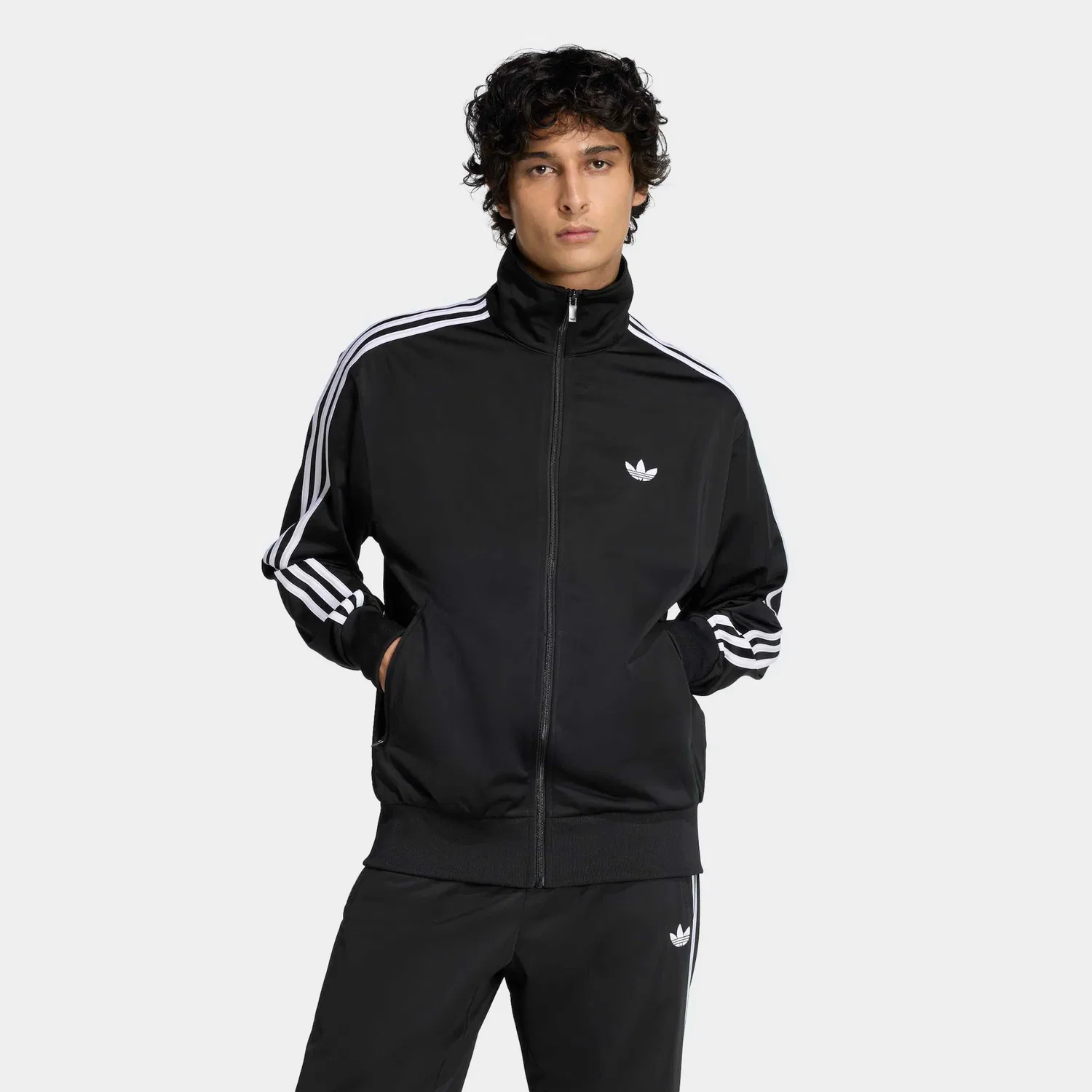 Мужская тренировочная куртка с воротником-стойкой Firebird Originals Adidas Originals, Black