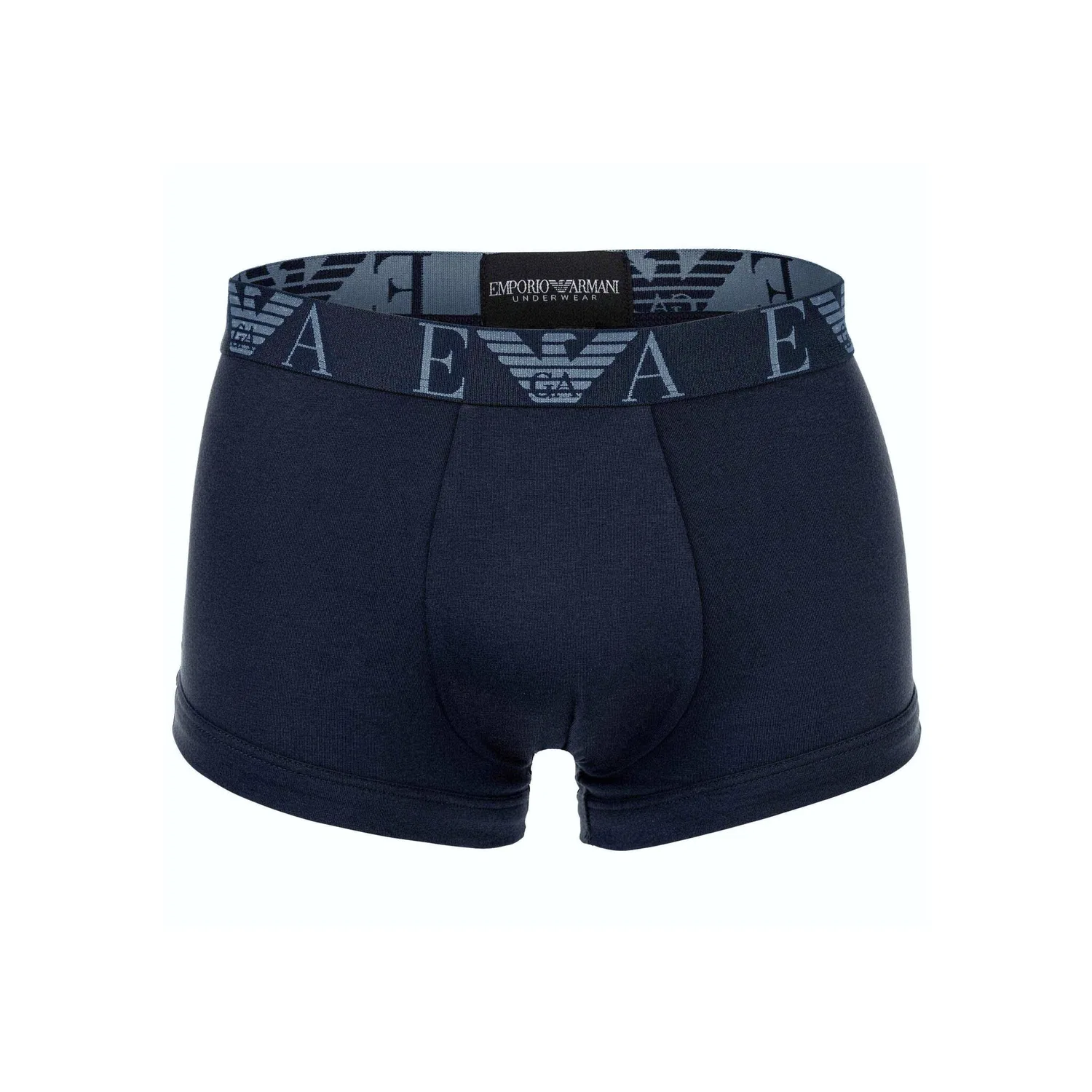 Мужские боксеры 3 шт. Bold Monogram Emporio Armani, Blue — фото 2
