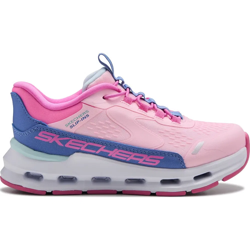 Детские кроссовки Glide Step Skechers, Pink/Blue — фото 2