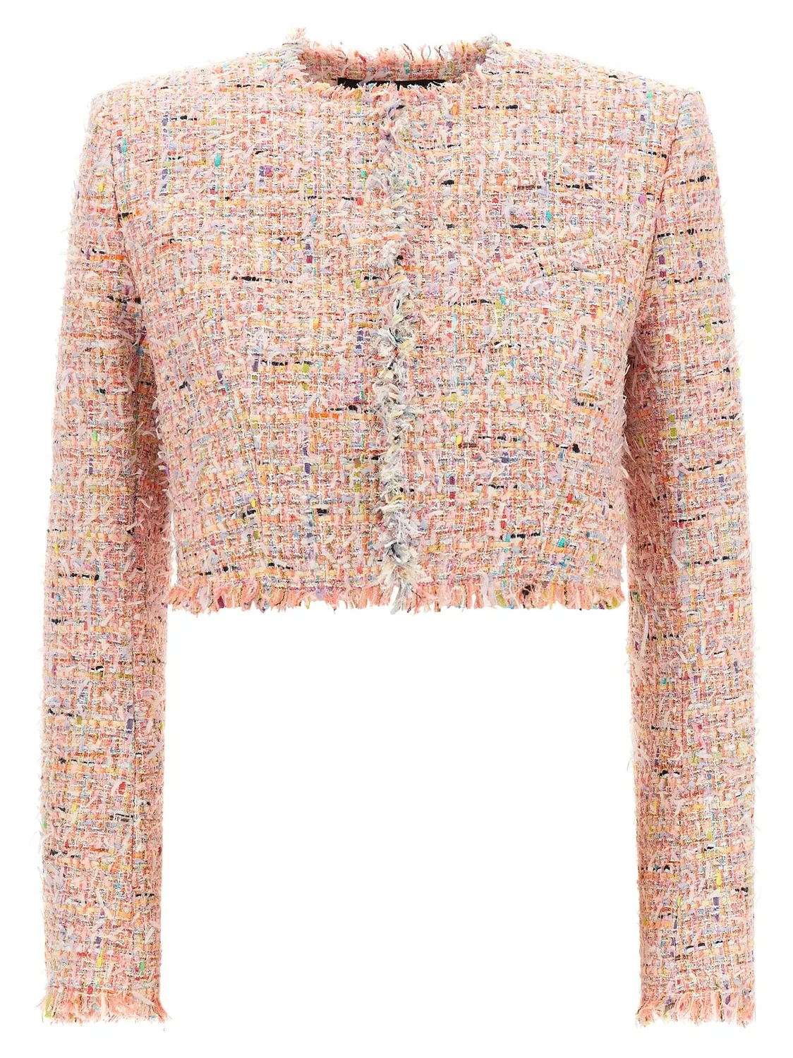 Пиджак укороченный Spencer Balmain, розовый