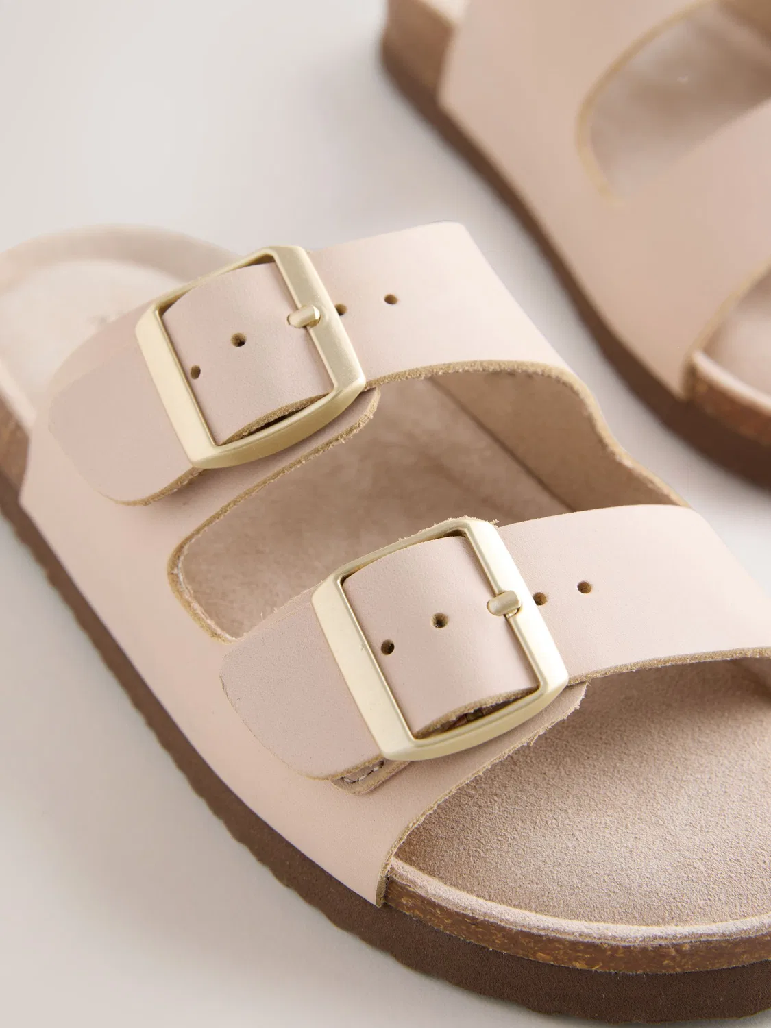 Сандалии на пробковой подошве, Neutral Leather Next, Нейтральный — фото 3