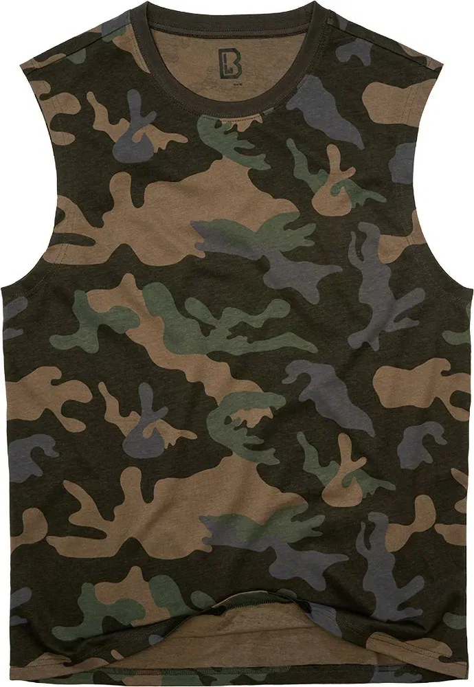 Мужская майка без рукавов Brandit, Camouflage