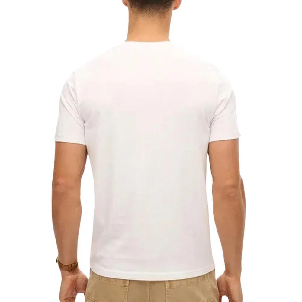 Мужская футболка с круглым вырезом Superdry VL Heritage Relaxed, Weiß — фото 3