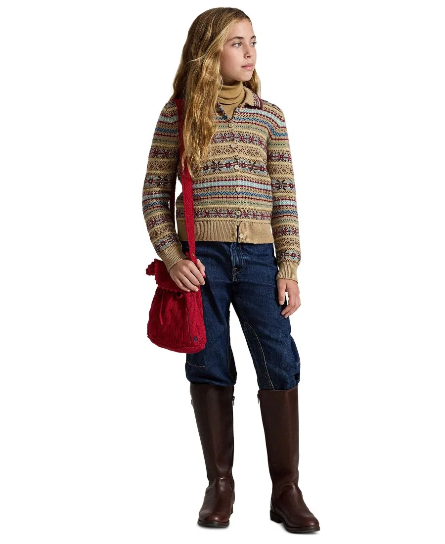 Джинсы для девочки с изогнутым зауженным кроем Polo Ralph Lauren, Lucero Wash