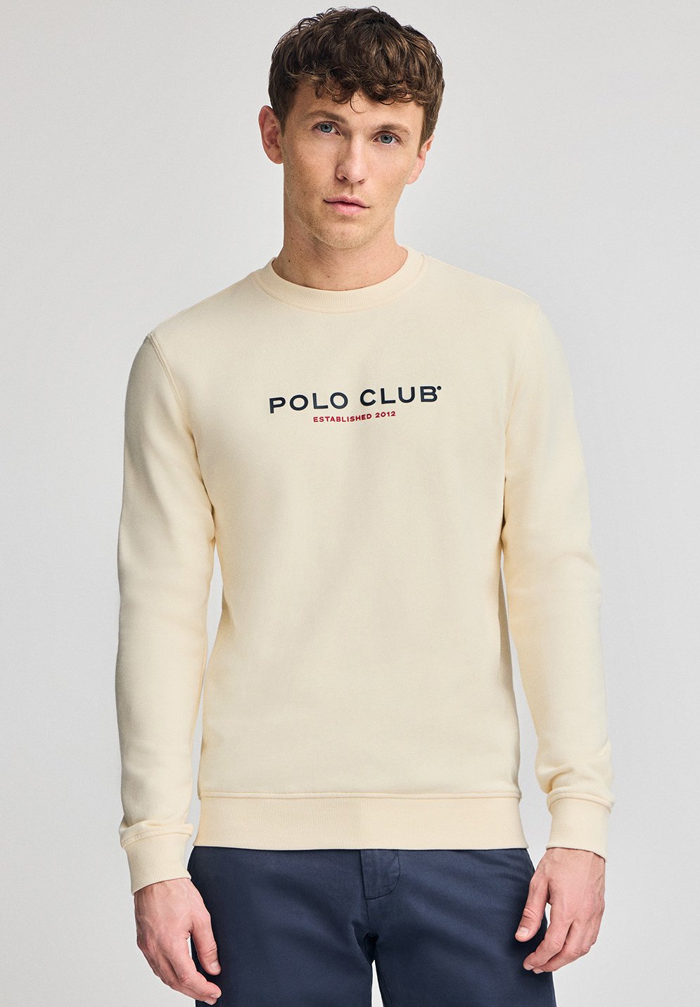 

Толстовка CREWNECK MINIMAL TITLE Polo Club, бежевый