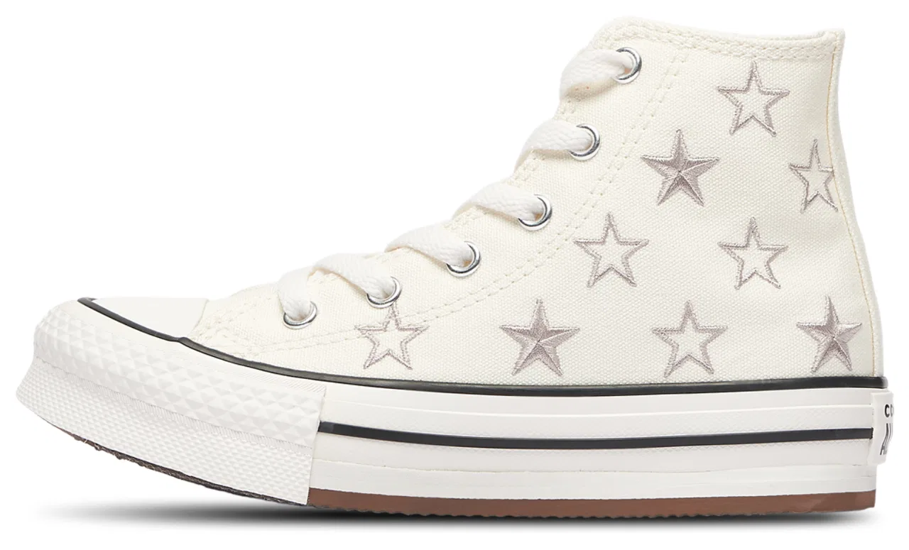 Кеды для девочек CTAS Eva Lift Converse, цвет Egret/Papyrus/Vintage White — фото 2