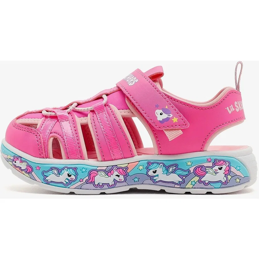 Сандалии спортивные с закрытым носком Play Scene Splash - Cute Crew Skechers, Фиолетовый