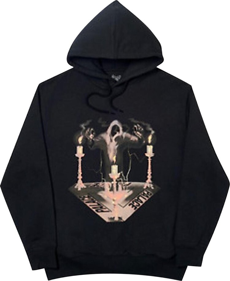 

Толстовка Palace Spooked Hood 'Black', черный