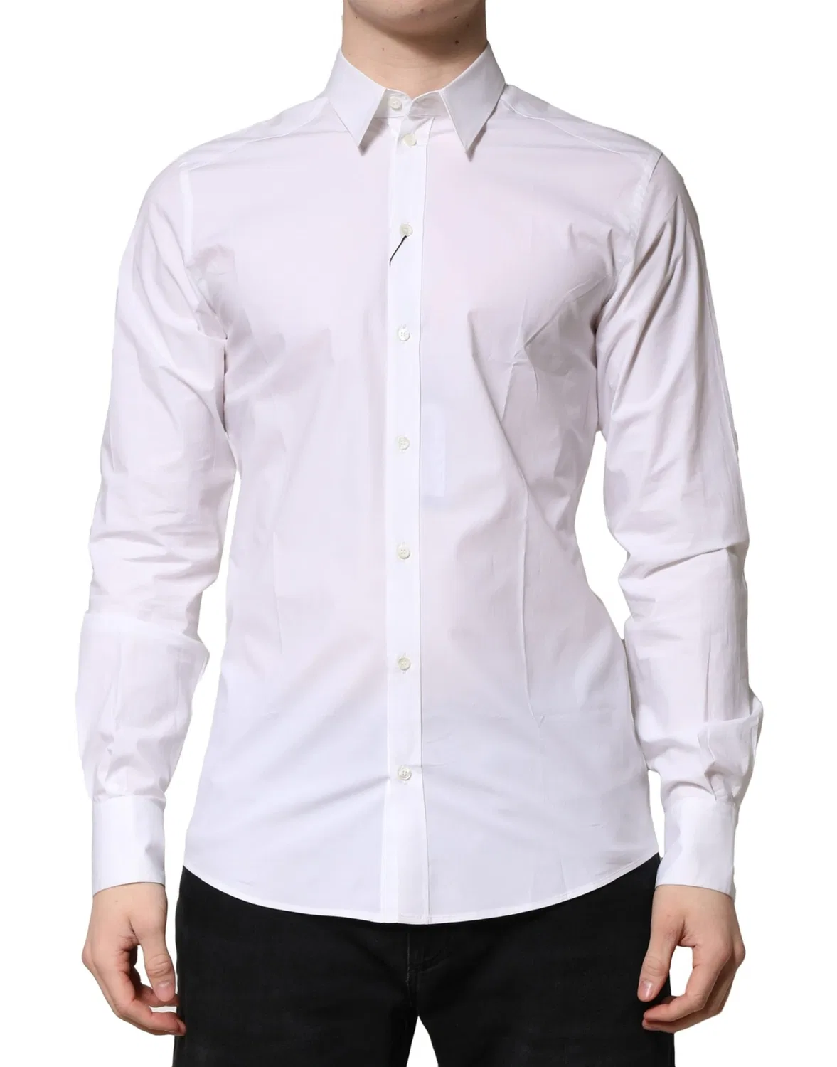 Мужская рубашка с длинным рукавом Formal Shirt Dolce & Gabbana, White
