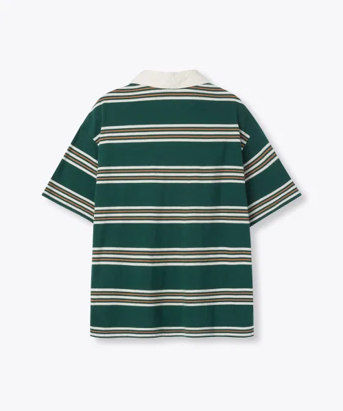 Детская футболка-поло с длинным рукавомMUSINSA STANDARD KIDS, Green — фото 3