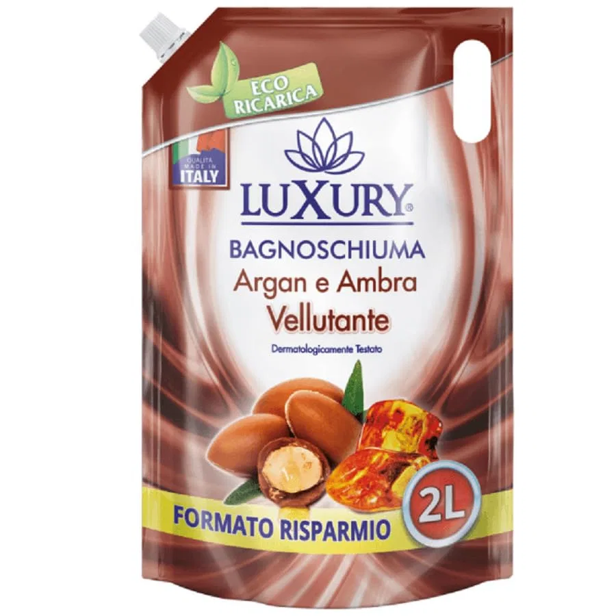 Гель для душа Argan and Amber, Luxury, набор 6 шт, 1 мл, White