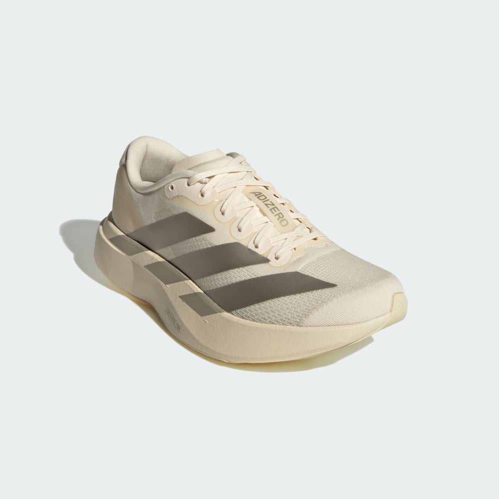 Кроссовки Adidas Adizero EVO SL Shoes, цвет Wonder White/Cyber Metallic/Warm Vanilla — фото 4