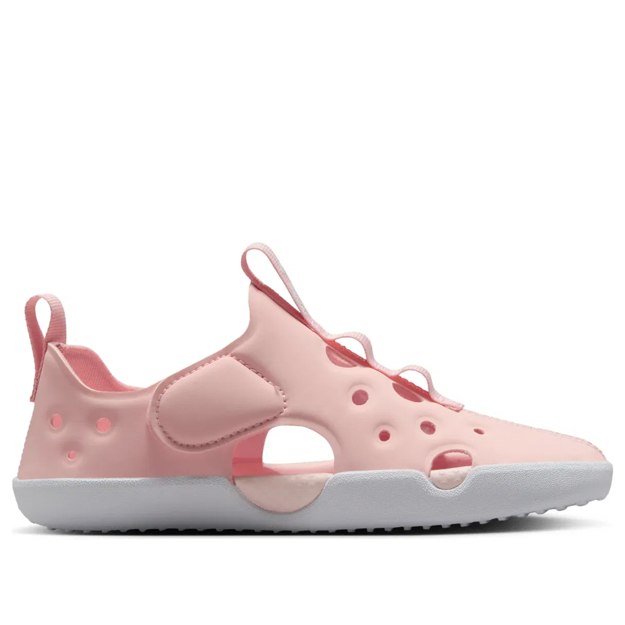 Детские сандалии с синтетическим верхом Sunray Protect 4 Sandal 'Echo Pink White' Nike, Echo Pink/White — фото 2