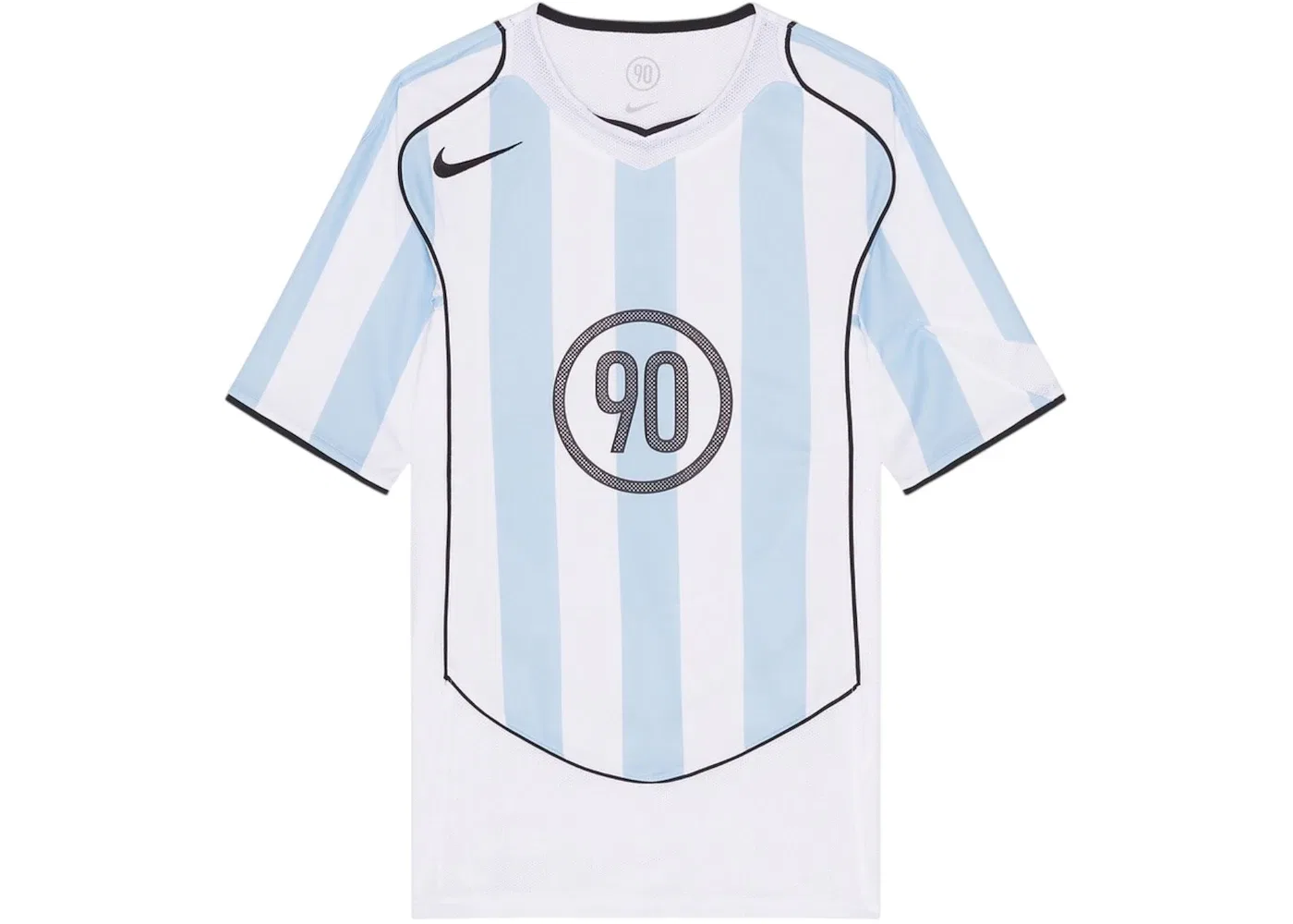 Мужская футбольная джерси с длинным рукавом Nike Jersey, Blue/White Stripe