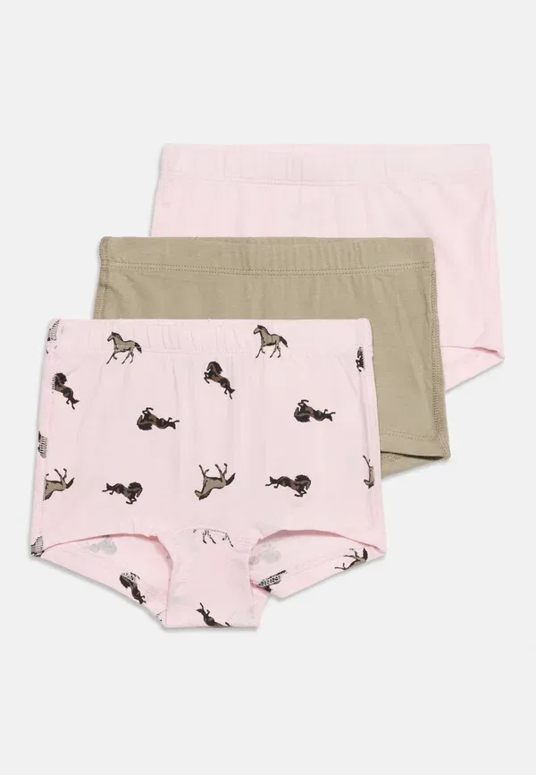 Комплект из 3 трусов хлопок Nmftights ballerina horse Name It, Pink, розовый
