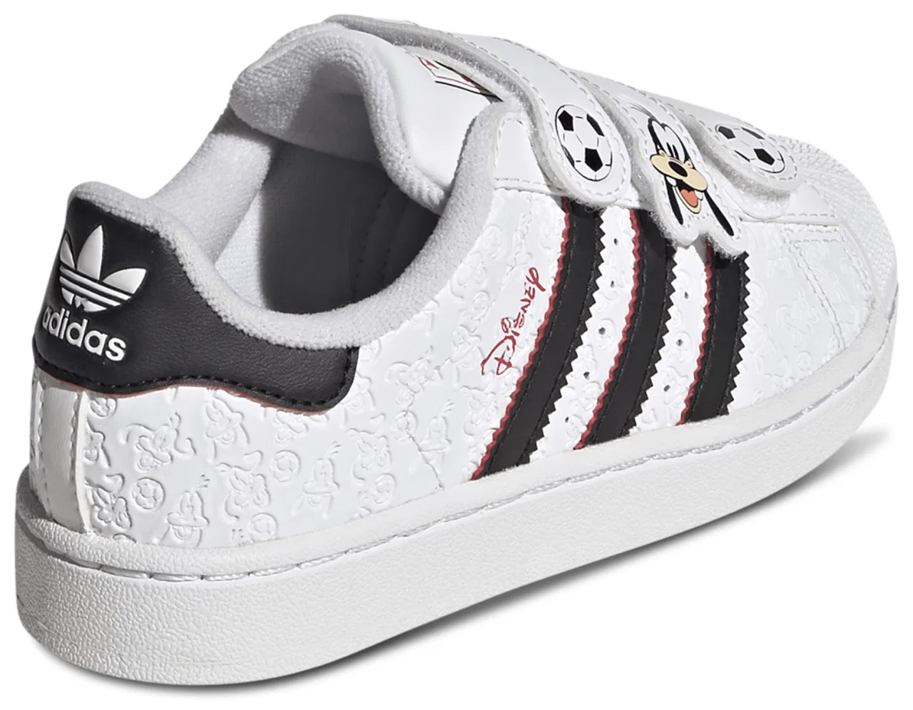 Кроссовки для девочек Superstar II C Goofy Adidas, цвет Multi/White — фото 3