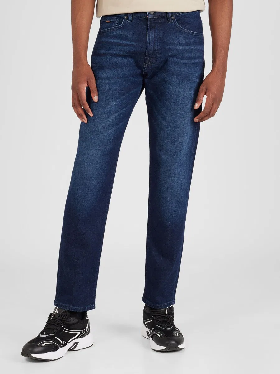 Джинсы BOSS Regular Jeans 'Re.Maine' темно-синего цвета — фото 3