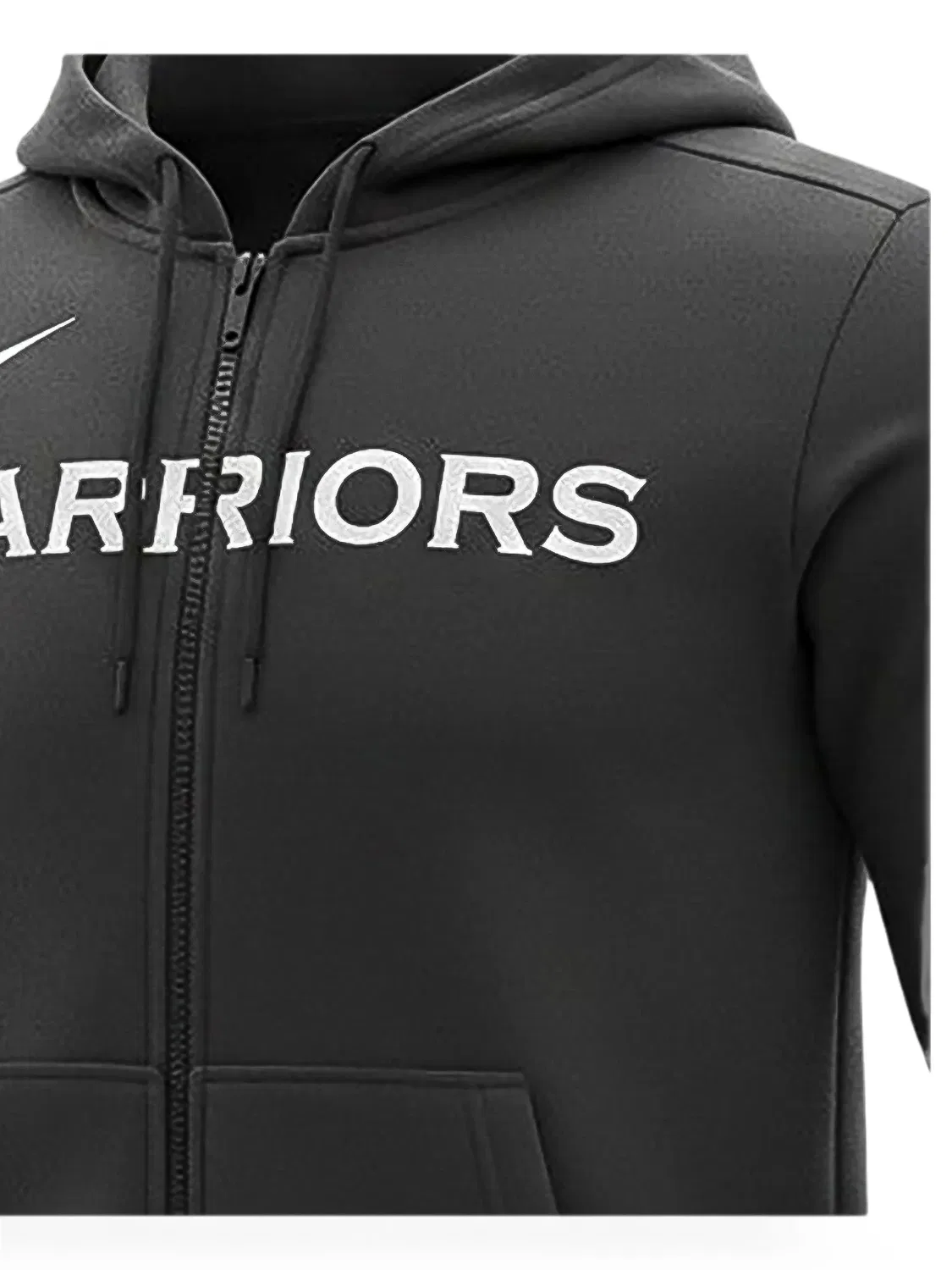 Худи Golden State Warriors на молнии Nike, черный — фото 2