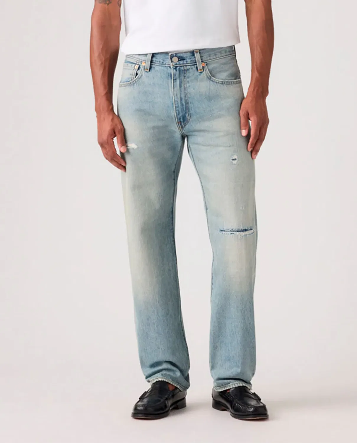 Мужские джинсы Relaxed Straight Azul claro Levi's, Azul Claro — фото 2