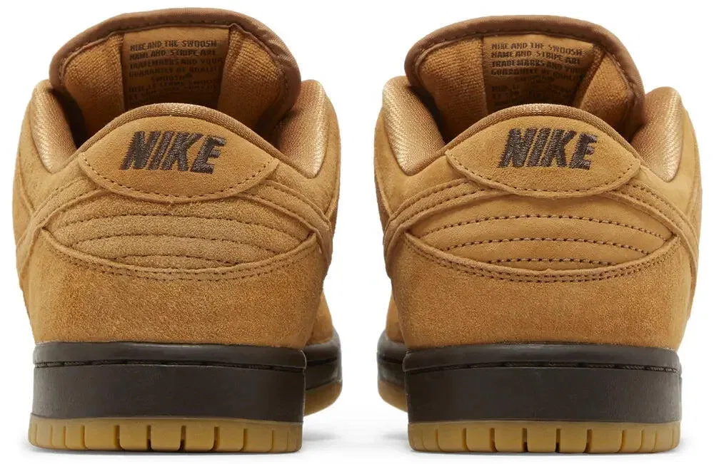 Детские кроссовки для скейтбординга SB Dunk Low Nike, Wheat Dark Mocha — фото 4