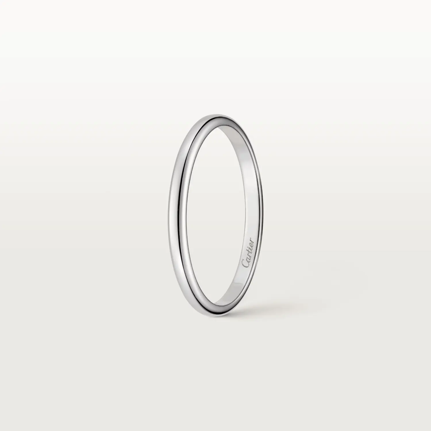 

Кольцо женское Cartier 1895 обручальное, платина