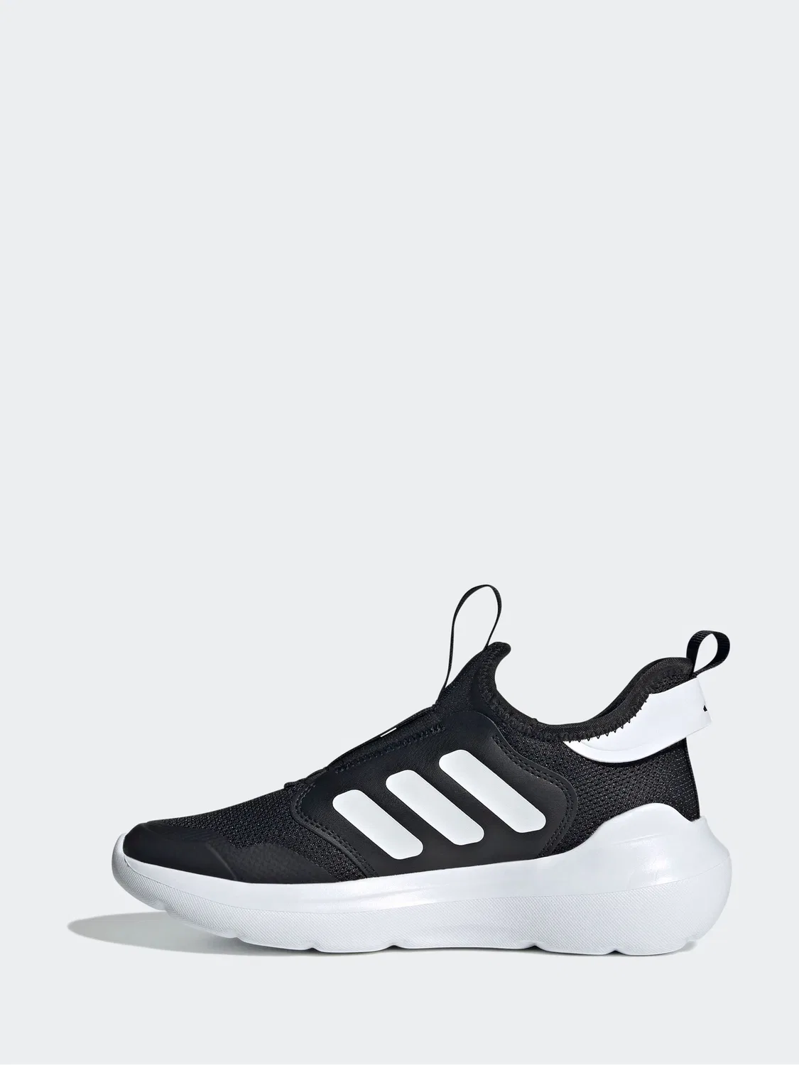 Кроссовки Tensaur Comfort Slip On adidas, черно-белые — фото 3
