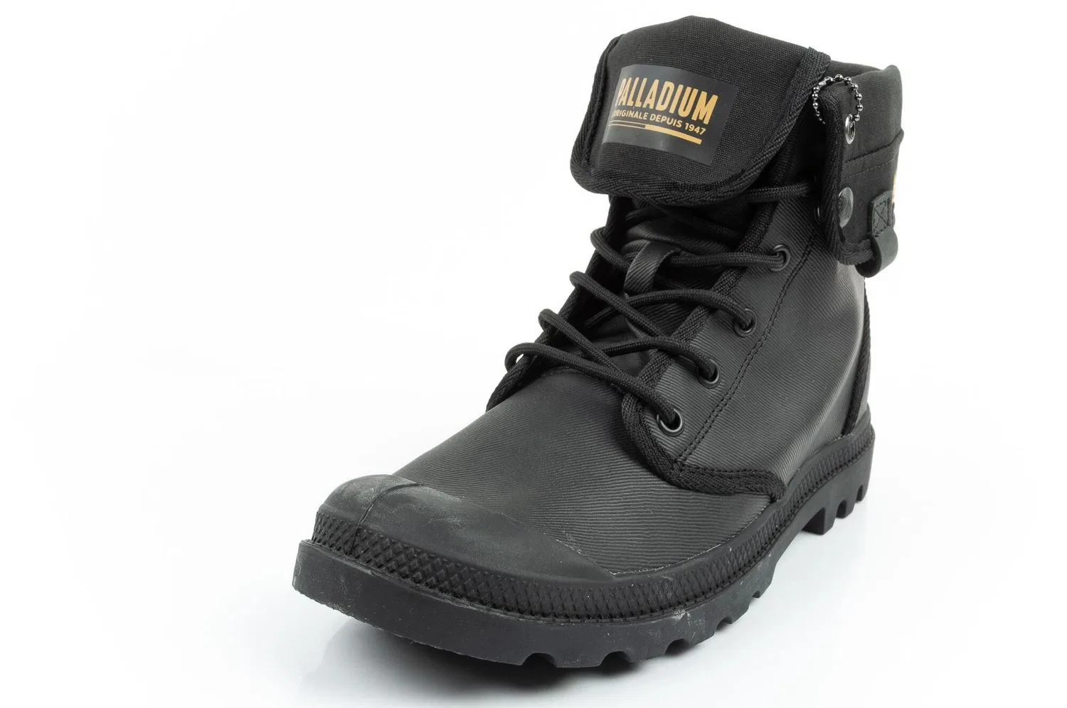Детские кроссовки с покрытием Palladium Baggy Coated, Schwarz — фото 3
