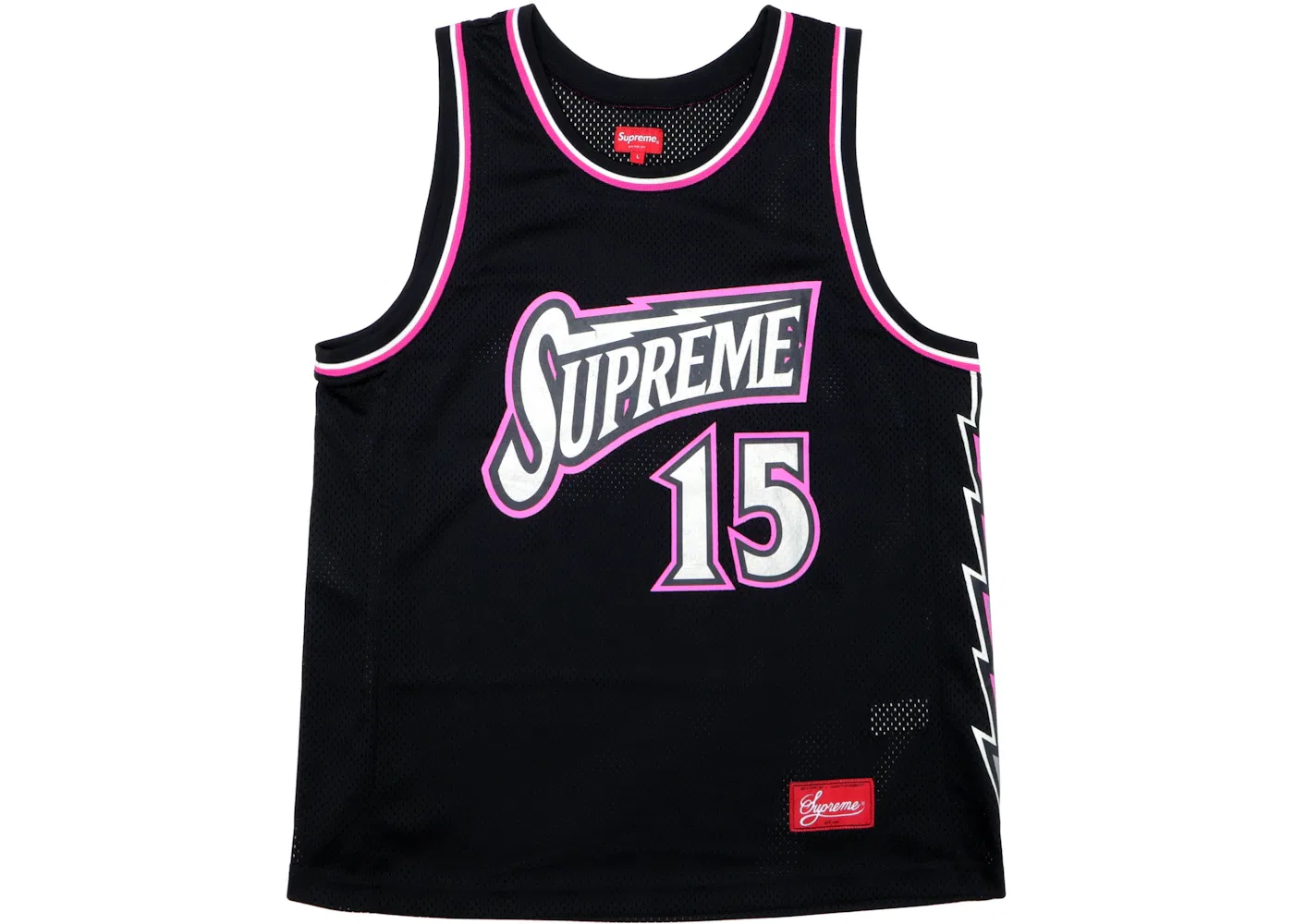Мужская баскетбольная джерси с принтом Supreme Jersey, Black