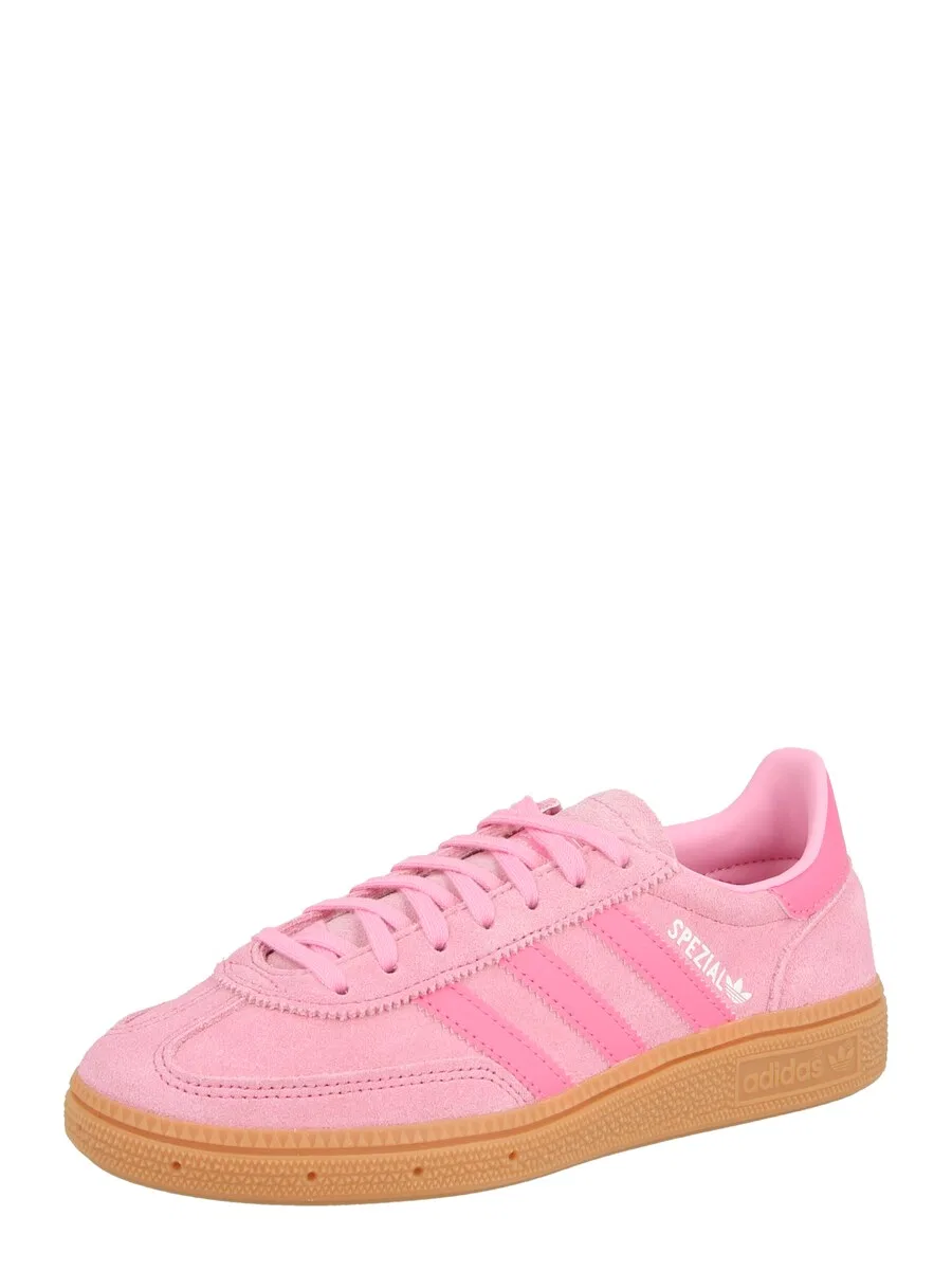 Кроссовки ADIDAS ORIGINALS Handball Spezial розового и розового цвета