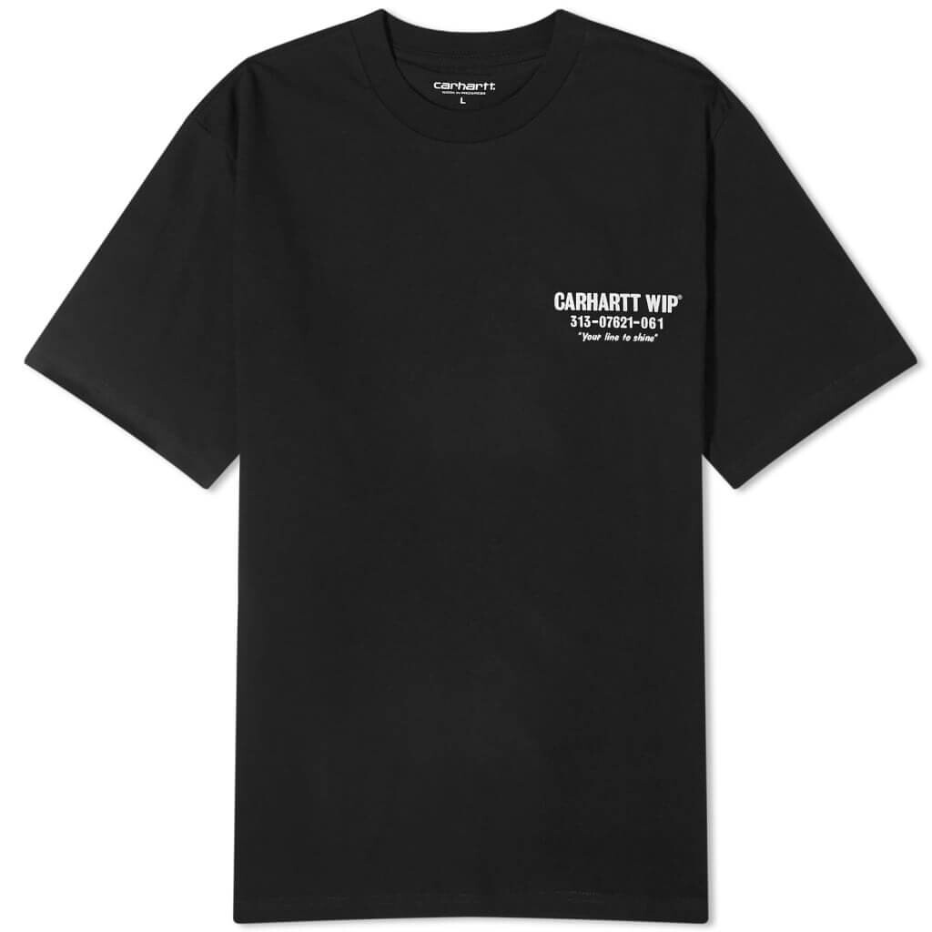 

Футболка Carhartt Wip Less Troubles, черный/белый