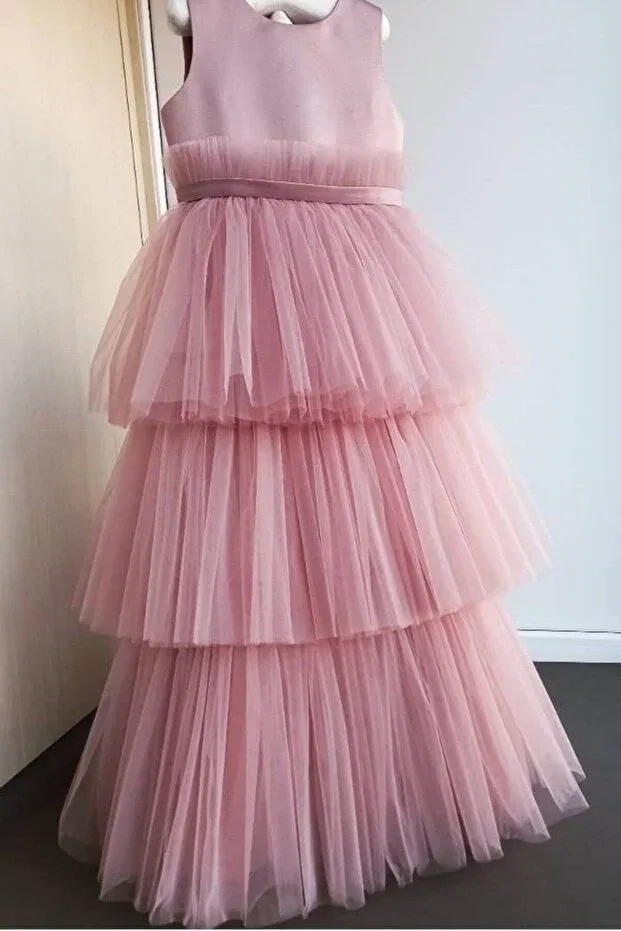 Детское платье для девочек без рукавов Peza, Pink