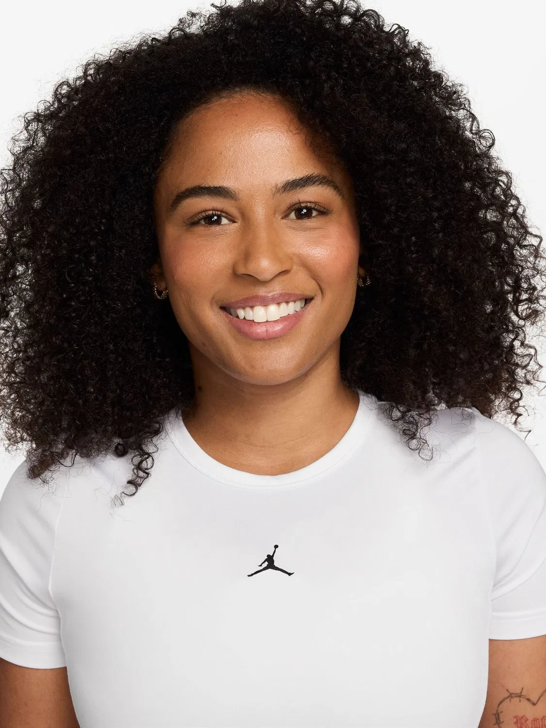 Топ с коротким рукавом Jordan Sport Essentials Dri-Fit, белый — фото 3