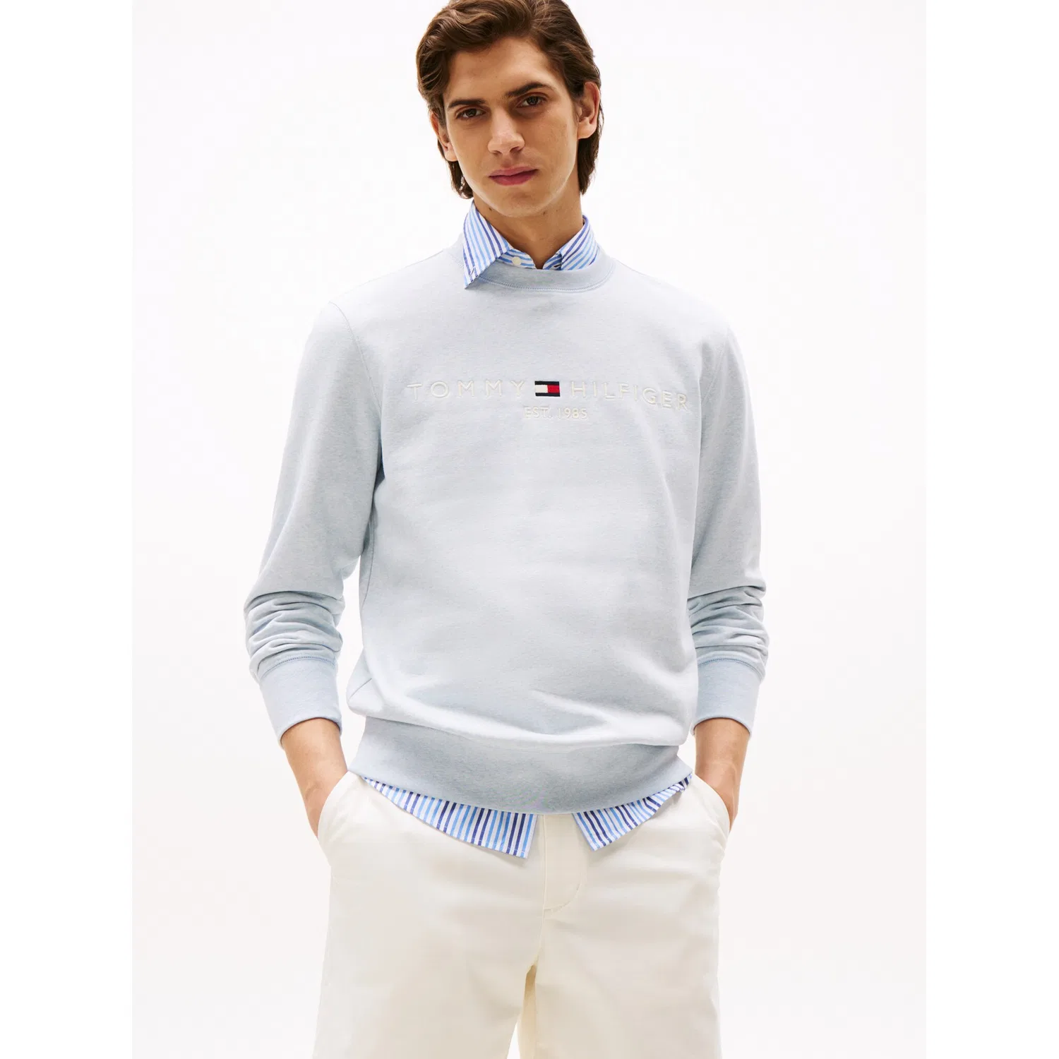 Мужской свитшот с логотипом Tommy Hilfiger, Bros