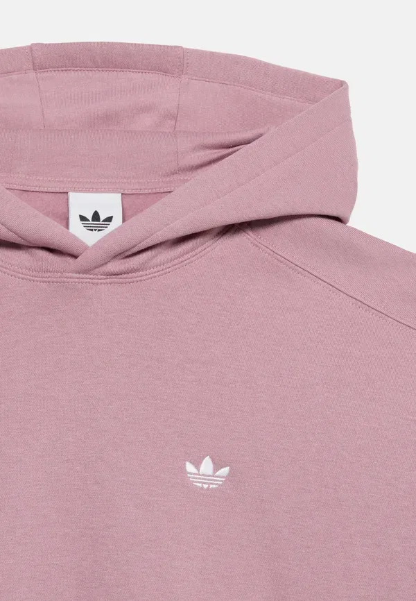 Худи оверсайз для подростков и унисекс - толстовка с капюшоном Adidas Originals, сиреневый — фото 4