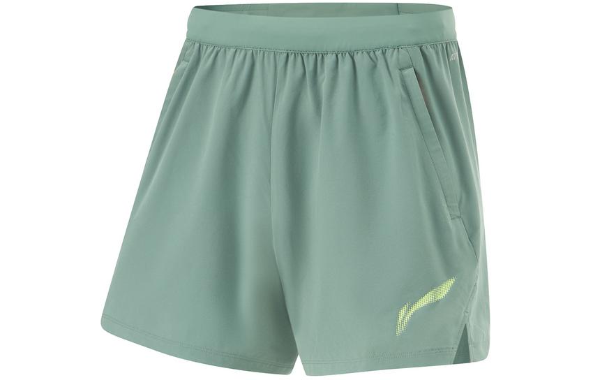 

Шорты спортивные LiNing мужские туманно-зеленые Misty Lake Green