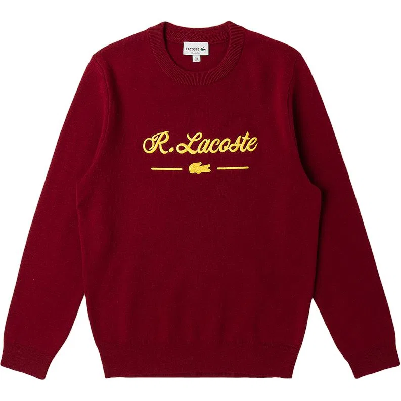 Свитер унисекс с круглым вырезом LACOSTE, Gray — фото 3