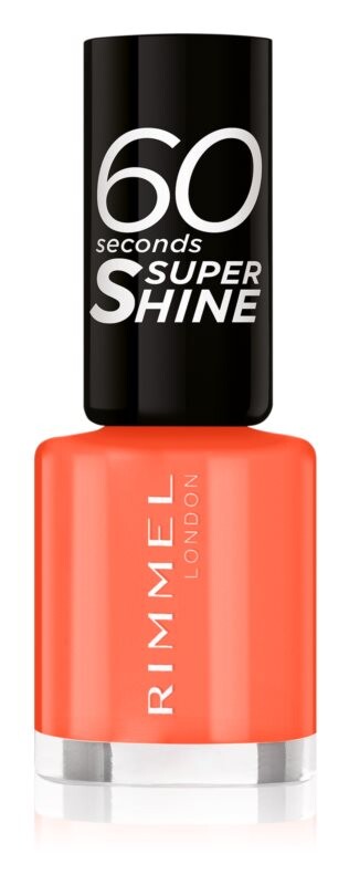 Лак для ногтей Rimmel 60 Seconds Super Shine, оттенок 404 Ora-ngy Vibe 8 мл — фото 2