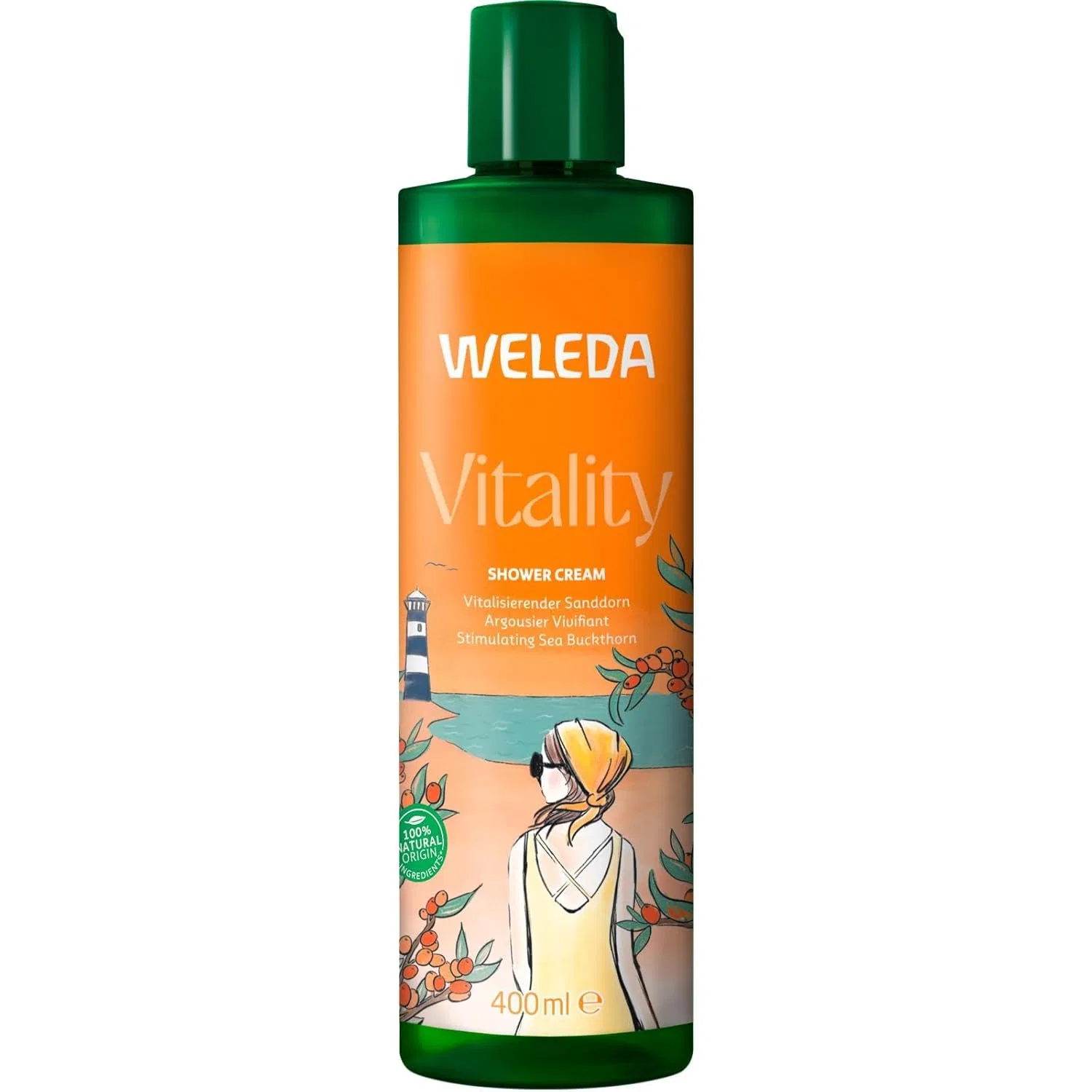 Гель для душа WELEDA Bio Sea Buckthorn Vitality, 400 мл