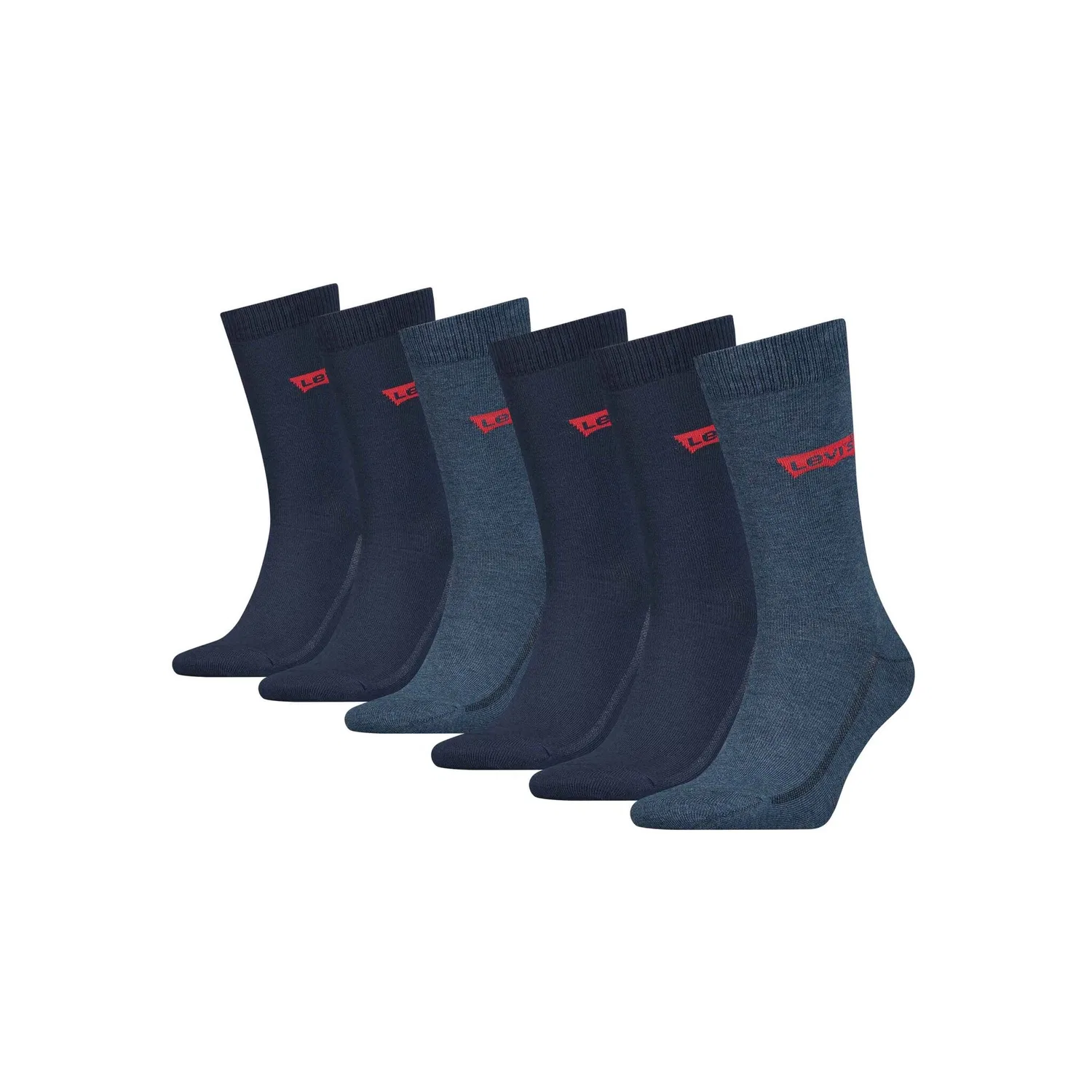 Мужские короткие носки 6 пар Levi's, Blue