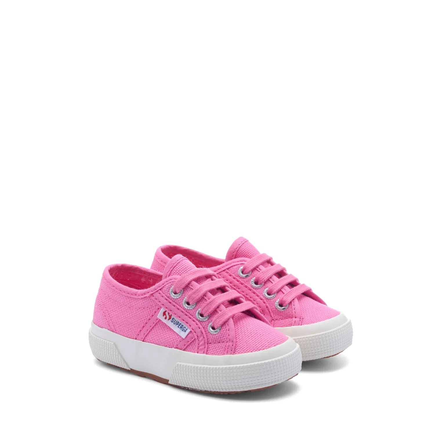Детские кеды для мальчиков классические 2750-jcot Classic Superga, Pink Fuchsia Ivory — фото 2