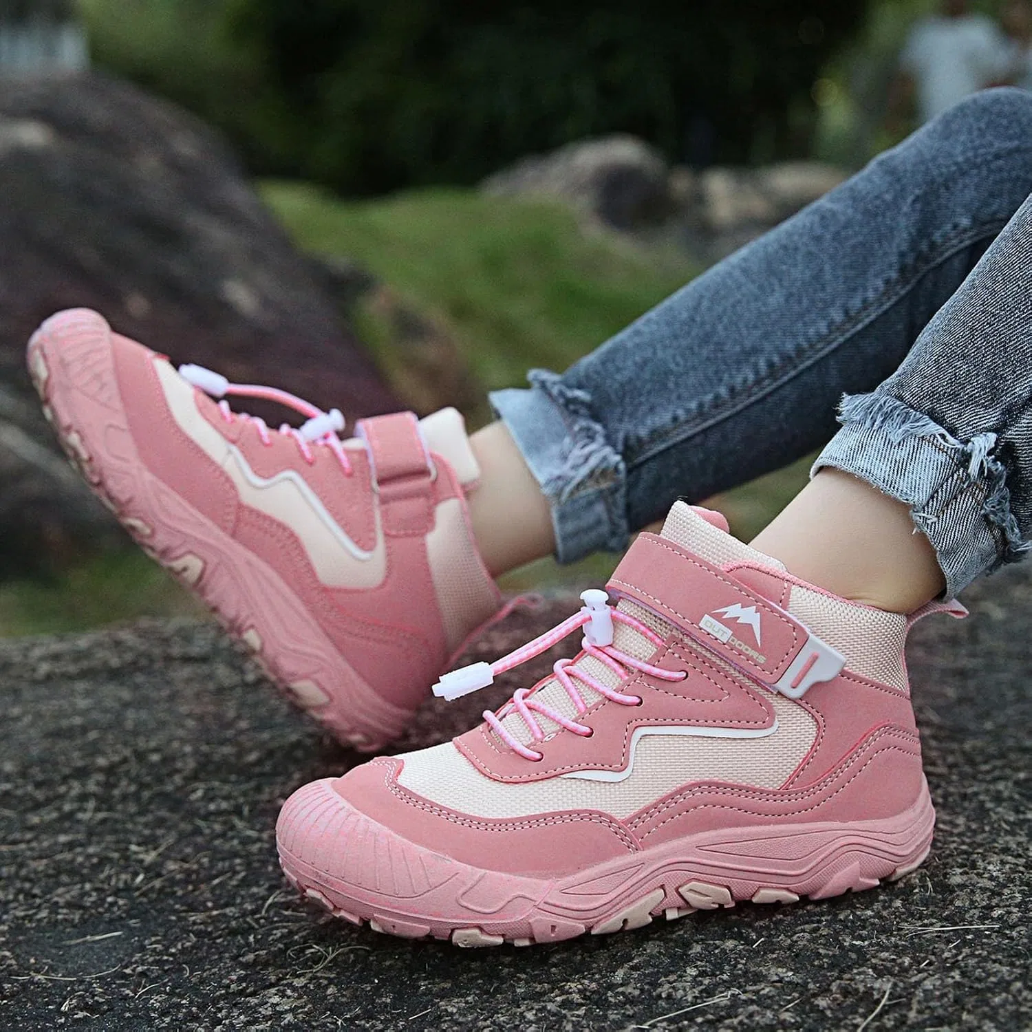 Детские кроссовки для мальчиков и девочек с дышащим верхом BJUTIR, Pink — фото 4