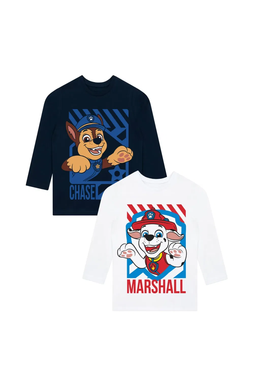 Детский комплект футболок Marshall and Chase Paw Patrol, Multi